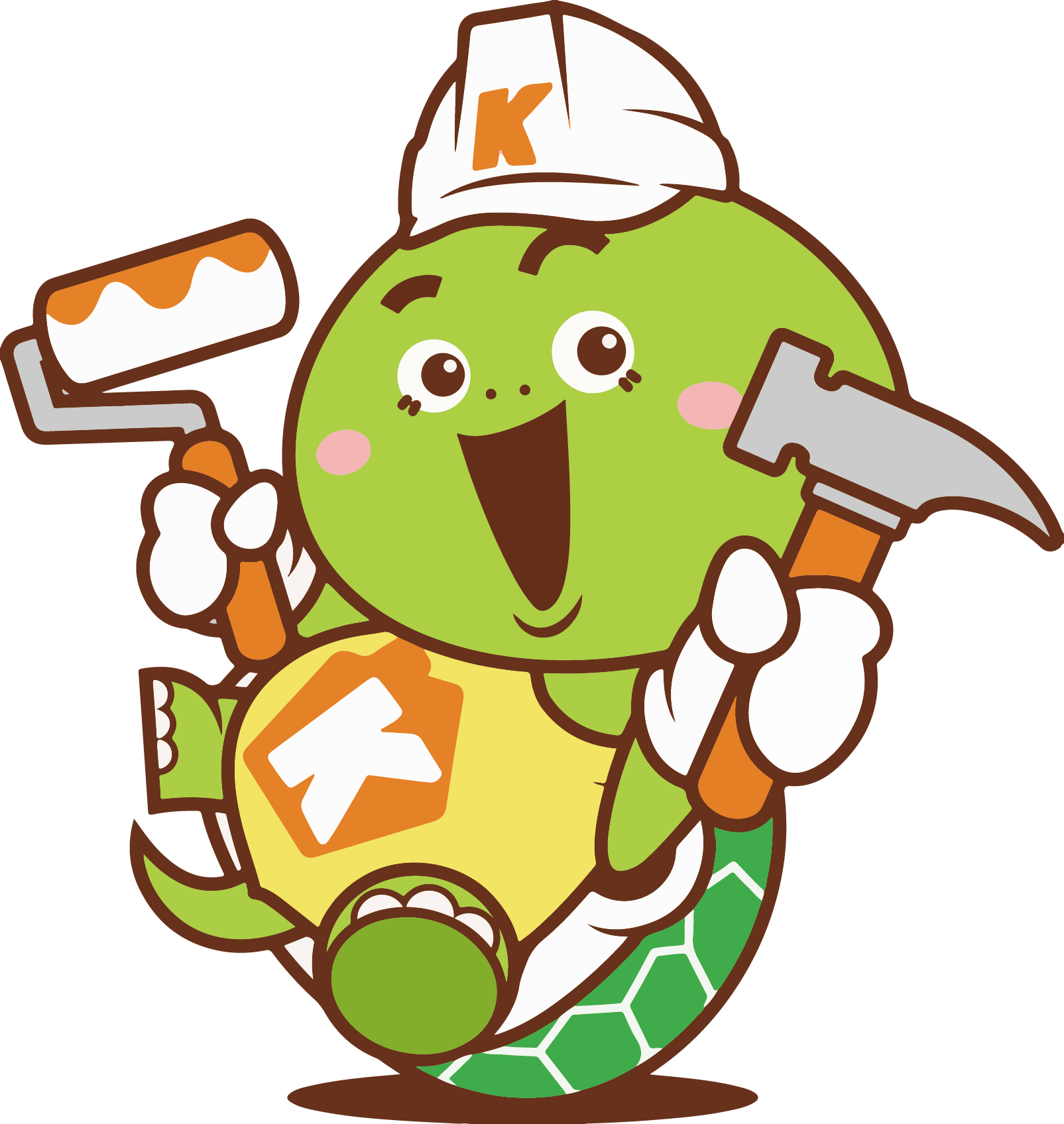 ぬりかめキャラ